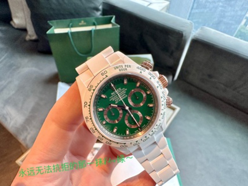 Best Edition with 4130 Automatic Movement Rolex Daytona Series 40mm Green Watch